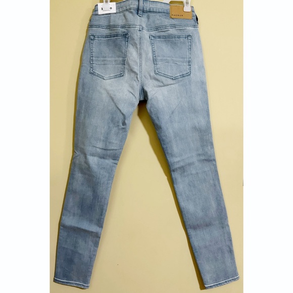 Pacsun NWT Stacked Skinny Jeans in Antique Light Wash Size 30 x 30 - Picture 6 of 11